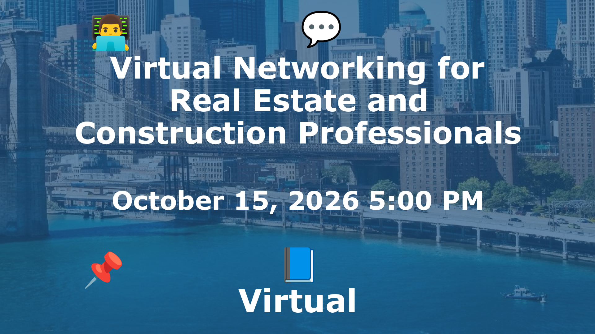 Virtual Networking for Real Estate and Construction Professionals event image